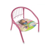 Scaun metalic Roz Gabbys Dollhouse pentru copii, 36 x 35 x 36 cm, General