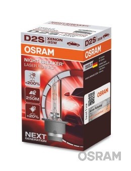 BEC XENON 85V D2S XENARC NIGHT BREAKER LASER +200% OSRAM foto