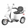 Scuter Electric Cu 3 Roti 800W, Max. 25 Km/H, Autonomie 60 Km, Hecht Citis Max White