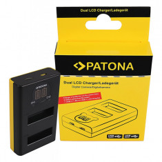 PATONA Încărcător USB Dual LCD pentru camera de acțiune DJI Osmo AB1 P01 - Patona