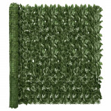 VidaXL Paravan de balcon, frunze verde &icirc;nchis, 400x150 cm