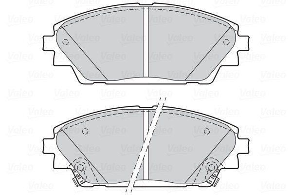 VALEO 302285 FIRST set placute frana,frana disc
