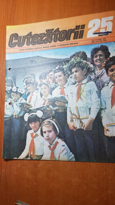 revista pentru copii - cutezatorii 23 iunie 1983