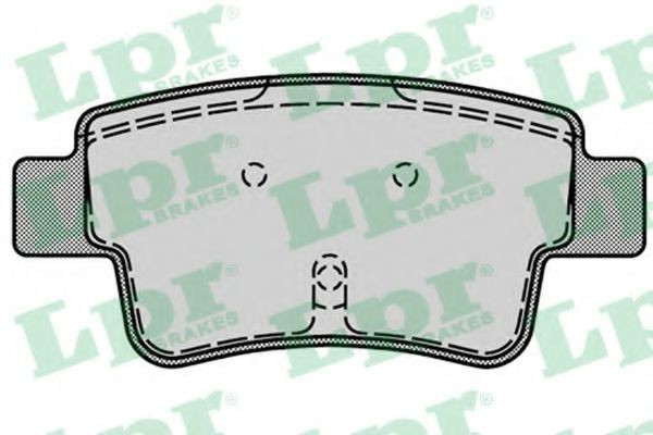 Set placute frana,frana disc FIAT GRANDE PUNTO (199) (2005 - 2016) LPR 05P1224