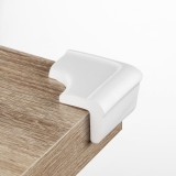 Protectii colturi mobilier, din spuma, set 4 buc, Alb, REER