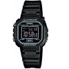 Ceas Dama Casio LA-20WH-1BDF Analogic, Mecanism Baterie, Negru, Curea Cauciuc, Carcasa Rotunda 30.5mm