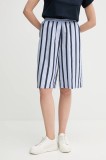 Sandro Ferrone pantaloni scurți cu imprimeu, high waist, S15XBEARPA