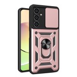 Husa pentru samsung galaxy m55, camshield protectie camera, inel magnetic, slide si snap, rose gold