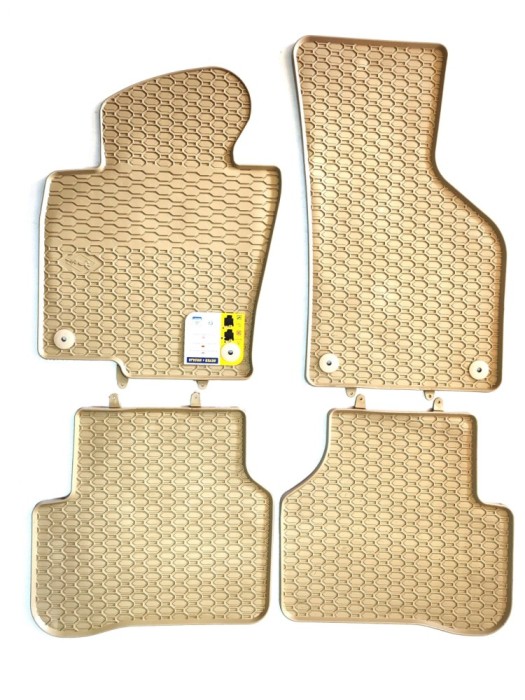 Covorașe cauciuc bej/crem VW Passat B6/B7/CC 2006-2014