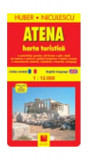 Atena. Harta turistică şi rutieră - Paperback brosat - Huber Kartographie - Niculescu