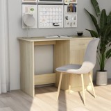 VidaXL Birou, stejar sonoma, 100x50x76 cm, lemn prelucrat