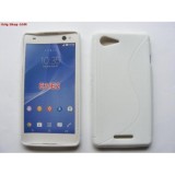 Husa silicon S-line Sony Xperia E3 Alb