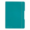 Caiet my.book flex a5 40f dictando turcoaz cu logo turcoaz, Herlitz