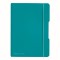 CAIET MY.BOOK FLEX A5 40F PATRATELE TURCOAZ CU LOGO TURCOAZ