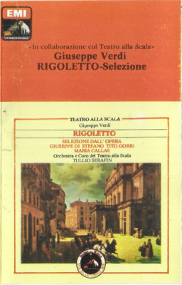 Casetă audio Giuseppe Verdi &amp;ndash; Rigoletto-Selezione, originală foto