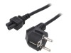 Cablu Alimentare 3x0,75mm2 Ștecăr Unghiular &ndash; IEC C5 Mamă