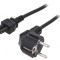 Cablu Alimentare 3x0,75mm2 Ștecăr Unghiular &ndash; IEC C5 Mamă