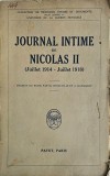 Journal Intime de Nicolas II ( Juillet 1914 - Juillet 1918 )