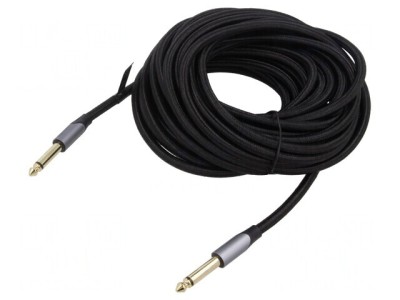 Cablu Jack 6.3mm Aurit 10m BASHL foto