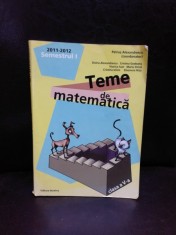 TEME DE MATEMATICA CLASA A V-A - PETRUS ALEXANDREESCU