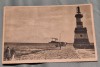 Litoralul romanesc - Constanta farul din port, Carte postala veche, circulata - corespondenta