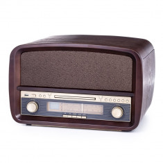 Gramofon Player Camry Retro cu Radio, Pick-Up, CD-Player, USB, Functie de Inregistrare si Telecomanda foto