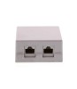 Priza dubla UTP cat6 RJ45 neecranat pe tencuiala Well