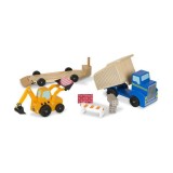 Set de joaca Utilaje de constructii din lemn, Melissa &amp; Doug