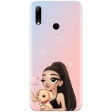 Husa silicon pentru Huawei P Smart 2019, Selfie With Sweet Dog