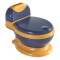 Olita Bebelusi, Flippy, pentru Copii 1 - 8 Ani, Model Toaleta Adulti, Colac Moale PVC, Compartiment Detasabil, Cutie Depozitare Hartie, 34 x 32 x 19 c