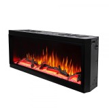 Semineu electric incorporabil Salvador 60, Art Flame, 3 culori ale flacarii, Telecomanda, Cristale si busteni