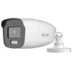 Camera, HDTVI, Hikvision HiLook, 2MP, lentila 2.8mm, Smart Hybrid Light, Lumina Alba 40m, IR 40m, microfon, IP66 - THC-B227-LMS SafetyGuard Surveillan