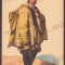 4810 - Romanian peasant 19th century, Litho, Romania - old postcard - unused