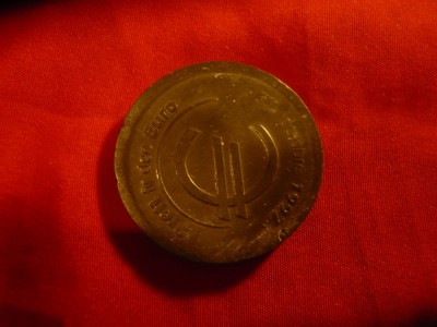 Moneda - Proba 1Euro 1997 , cositor , d=3,1cm foto