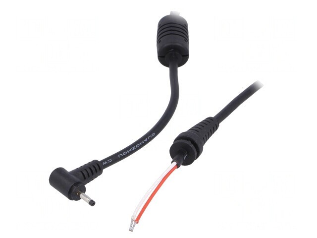 Cablu Alimentare DC 2,5/0,7 mm Negru 1,2m