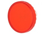 Lentilă Buton 22mm Roșie Transparentă Plastic