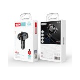 Modulator MP3 SMART cu functie handsfree auto Bluetooth si incarcator auto QC 3.0, 2x USB, 18 W 12V-24V Cod: XO-BCC03 Automotive TrustedCars, Oem