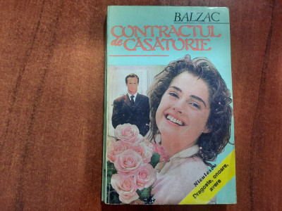 Contractul de casatorie de Honore de Balzac foto