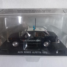 Macheta Alfa Romeo Alfetta - 1972 CARABINIERI scara 1:43