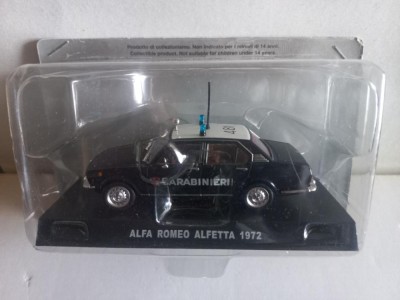 Macheta Alfa Romeo Alfetta - 1972 CARABINIERI scara 1:43 foto