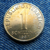 1p - 1 Schilling 1987 Austria, Europa