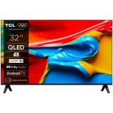 Televizor QLED TCL 32V4C, 80cm (32), HD Ready, Android Smart TV, WiFi