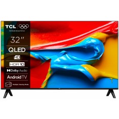Televizor QLED TCL 32V4C, 80cm (32), HD Ready, Android Smart TV, WiFi