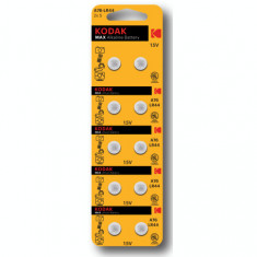 Kodak AG13/LR44/76A/V13GA/A76 1.5v baterie alcalina plata Con?inutul pachetului 1x Blister foto