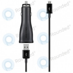 Samsung Incarcator auto ECA-U21C 2000mAh incl. cablu de date microUSB negru ECA-U20CBEGSTD