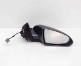 Oglinda Laterala Dreapta Nissan Primera P12 2004, OEM 96301-AU369, Negru/Portocaliu