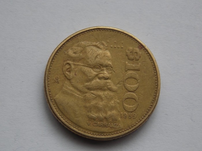 100 pesos 1989 Mexic