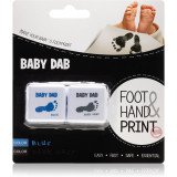 Baby Dab Foot &amp; Hand Print Blue &amp; Grey cerneală pentru amprente copii 2 buc