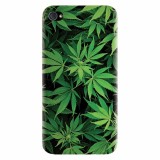 Husa silicon pentru Apple Iphone 4 / 4S, Green Leaf Pattern