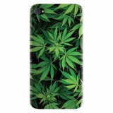 Husa silicon pentru Apple Iphone 4 / 4S, Green Leaf Pattern